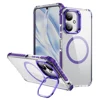 Cover Portafoglio Con Supporto Per Xiaomi Redmi 13C 4G / Poco C65 - Pelle PU Con Porta Carte, Motivo Gatto, Colore Cachi