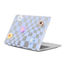 Blue Checked/Flower