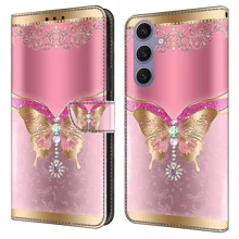 Pink / Gold Butterfly