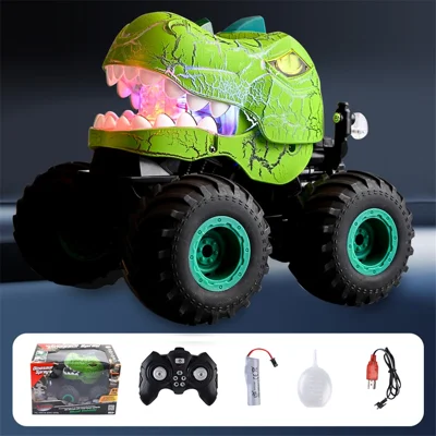 YL-101 2.4G RC Off-Road Car Spray Dinosaur Toy with Light and Sound Effects for Kids Boys - 3