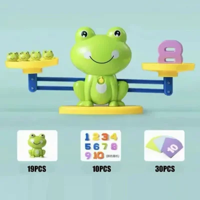 Frog Scale Balance Counting Math Game STEM Preschool Educational Toy Gift for Boy Girl
