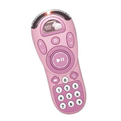 JSL610 Children Remote Toy with Lights Music Simulation Phone Early Educational Toy - Pink