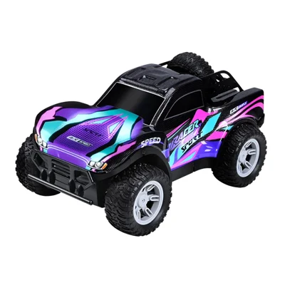 2.4G RC Pickup Truck Dual Spray Lights Sound Effects High Speed Off-Road Climbing Vehicle Toy Model - 9166-8 (3)