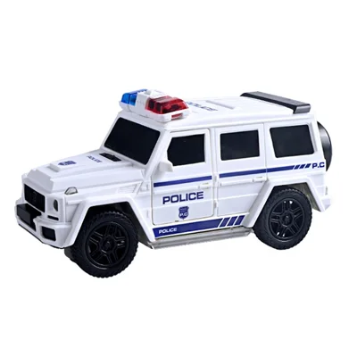 R12 Electric Police Car Toy 360-Degree Rotating Stunt Vehicle Model Toy with Light / Sound Effects
