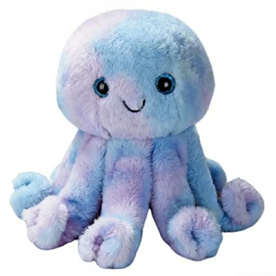 M1001C Elektrischer tanzender Oktopus-Plüschspielzeug Baby-Musik-Aufnahme Touch-Sensing Lernpuppe Spielzeug für Kinder - Blau