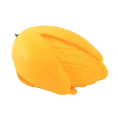 Realistisches geschältes Mango-Drück-Spielzeug aus weichem TPR, Spielzeug zum Stressabbau für Kinder und Erwachsene – 1 Stück
