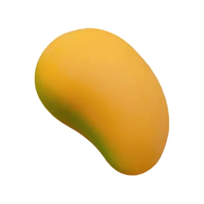 Realistischer Mango-Stressabbau-Ball für Erwachsene Kinder, weiches TPR Anti-Stress-Drück-Spielzeug, Desktop-Dekor - Mango