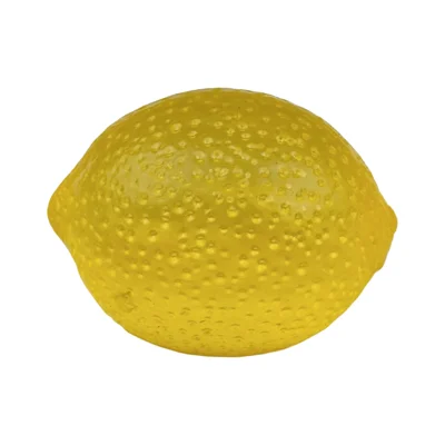 Lemon Design Stress Relief Toy for Kids Adults Realistic Fruit Shape TPR Slow Rising Squeeze Toy - Yellow