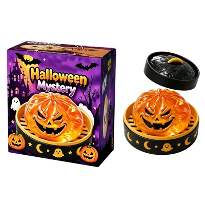 DOWMOO Halloween Kürbis Mushy Spielzeug TPR Langsames Rückstellverhalten Stressabbau-Spielzeug für Halloween-Party - Wie abgebildet