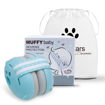 Baby Ear Protection Noise Reduction Earmuff Infant Hearing Protection Sleep Earmuff - Blue