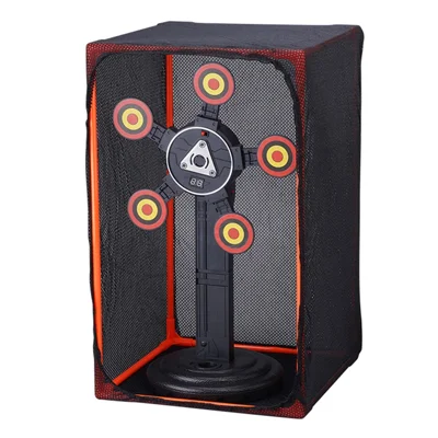 MH3585A Electric Scoring Target Rotating Target Toy with Protection Mesh
