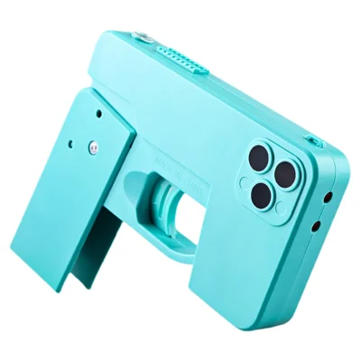 8093 Double Nozzle Foldable Water Gun for Children Outdoor Water Fight Toy - Green