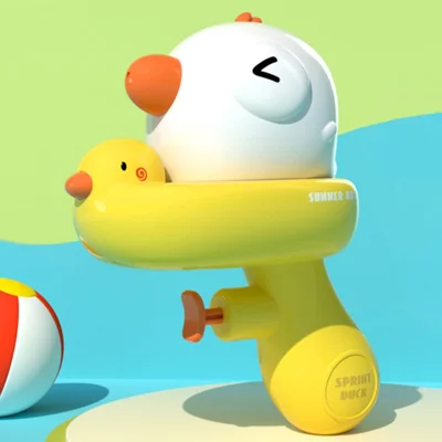 Pistola de Agua con Forma de Animal de Dibujos Animados para el Verano, Juego de Agua Divertido para Niños, Juguete de Actividad para Jugar al Aire Libre en la Playa y la Arena - Pato