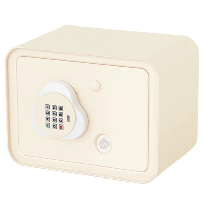 7608 Children Small Safe Piggy Bank Password Money Box Creative Toy - Beige