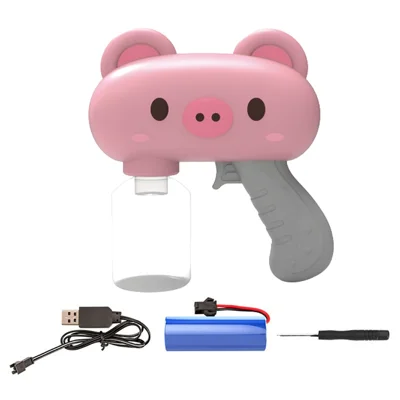 Y10 Cartoon Pig Electric Water Gun Toy Continuous Spray Water Pistol Toy for Kids Outdoor Play