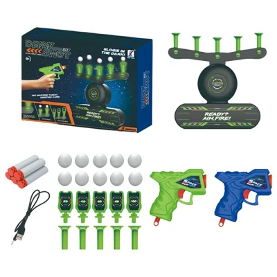 3361 Luminous Electric Floating Target Shooting Competition Game Set Outdoor Sport Toy Gift - Green