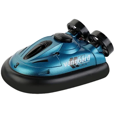 777-580 Mini RC Hovercraft Electric Speedboat Boy Toy 2.4G Waterproof RC Boat - Blue
