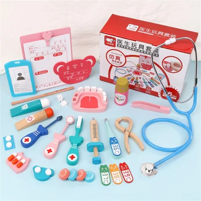 SHUAISHUAIGOU Simulation Stethoscope Syringe Pretend Play Toy Gift Children Doctor Role Playing Toy Gift Set ( CE / CPC Certified )