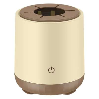 Elektrischer Milchflaschenschüttler USB-aufladbar, keine Klümpchen, automatische Babymilchpulvermischmaschine - Khaki