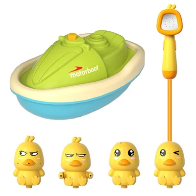 Sprinkler di Anatra Elettrica Carina Giocattolo Giocattolo Anatrocco in Barca Mini Portano Portatile a Spruzzo Per Bambini Per Bambini e Bambini