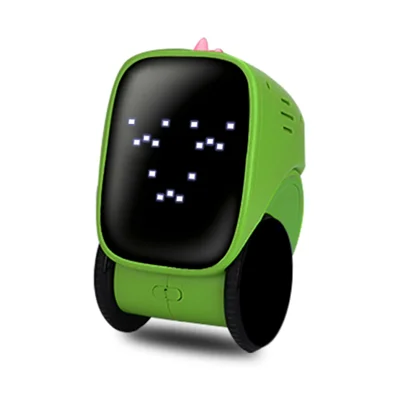 YT6629 Smart Robot Voice Control Interactive Recording Touch Sensing Early Education Programming Toy for Kids - Green