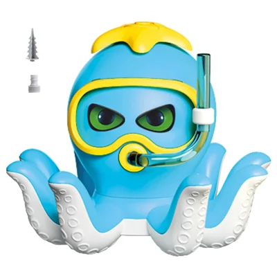 Giocattolo Sprinkler Polipo a Spruzzo d'Acqua DB25829 Giocattolo per Bambini per il Gioco d'Acqua Estivo all'Aperto Sprinkler Idraulico Rotante - Blu