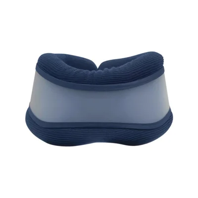 Collare di Sostegno Cervicale, Supporto Ergonomico per il Collo, Correttore di Postura Traspirante per Lavoratori d'Ufficio - Blu Scuro