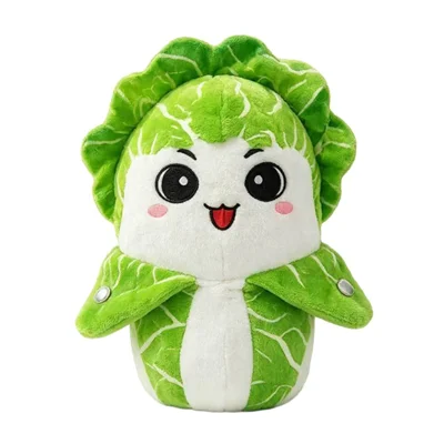 Peluche interattivo con sensore tattile, musica e ritmo, alimentato a batteria, per bambini - Cavolo Napa