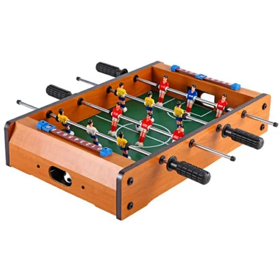 Mini mesa de fútbol de madera de 51×31×9 cm, juego de mesa de fútbol sala para interior, juguete de fútbol de escritorio para niños y familia