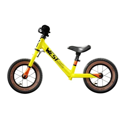 WEST BIKING YP1401067 Велосипед-беговел для детей, регулируемая высота сиденья, без педалей, учебный велосипед для детей - Желтый/10 дюймов/для возраста 2-3,5 года