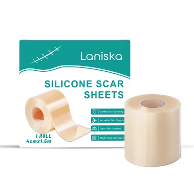 LANISKA Silicone Scar Sheets Scar Removal Strips Repair Treatment for Surgical,C-Section,Tummy Tuck