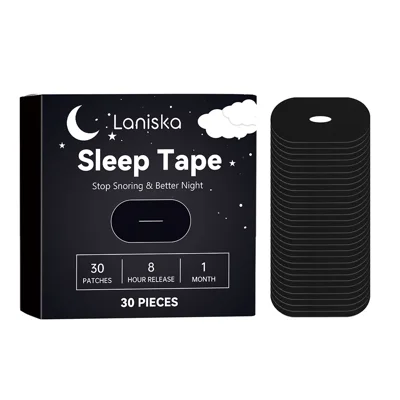 LANISKA 30 stk. Stop snoring søvnplaster, ikke-irriterende natlig komfortsøvn, hjælpeplaster - 30 stk.