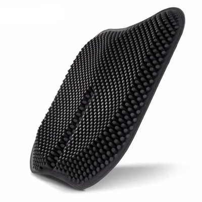 Breathable Cool Silicone Car Seat Cushion Massage Non slip Chair Sofa Seat Pad Mat - Black