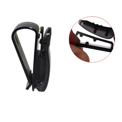 Multi-function Car Sunglasses Glasses Holder Paper Clip Finishing Flat Folder