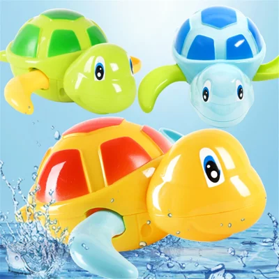 Giocattolo a carica della tartaruga da bagno a forma di cartone animato - Colore casuale