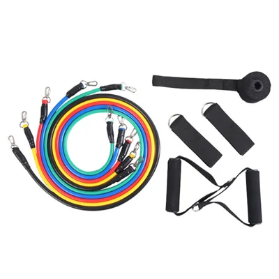 Conjunto De Banda De Resistencia Bandas De Ejercicios Elásticas Para Pesas Ejercicio Y Ejercicio De Ejercicios