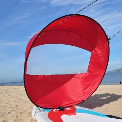 Kayak Boat Wind Sail Sup Paddle Board Sailing Windpaddle Sailboat 42 inch - Red