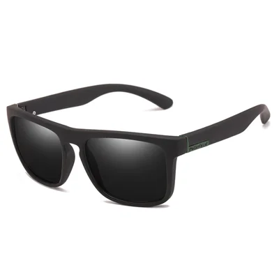 D731 Polarized Cycling Fishing Sunglasses Sport Glasses Goggles - Grey/Green