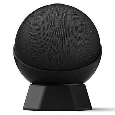 For Amazon Echo Dot (5th Gen) / (4th Gen) Smart Speaker Desktop Stand Anti-Slip Speaker Holder - Black