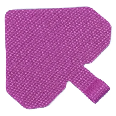 Nylon Phone Tether Tab 0.6mm Thick Heart Patch Phone Lanyard Tether Connector - Dark Purple