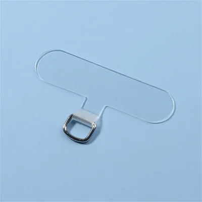 Phone Tether Tab 0.6mm Thick TPU Universal Phone Lanyard Patch Pad - Small T-Shaped