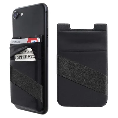 Bulk Purchasing Lycra Elastic Double Layer Wristband Phone Card Holder