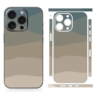 For iPhone 15 Pro Max Sticker Full Protection Phone Back Film Trendy Design - LX-B8023