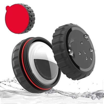 AT-48 For AirTag Protective Case PC Waterproof Smart Tracker Cover Impact Resistant for Bicycles / Skateboards / Carts