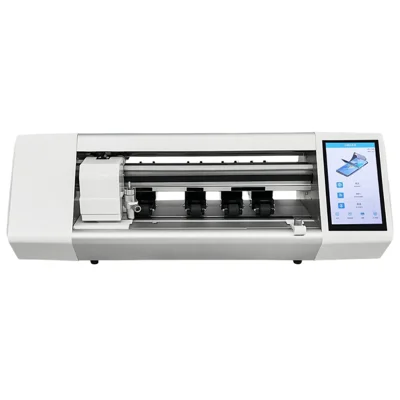F5-290PRO 21 Inch Automatic Film Feeding Cutting Machine BT WiFi Dual System for Mobile Phones - EU Plug