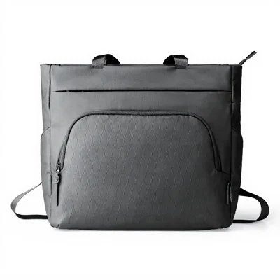 MARK RYDEN MR236 14 inch Laptop Tote Bag Oxford Fabric Men Commuter Handbag - Elegant black