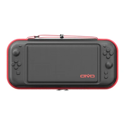 OIVO For Nintendo Switch 2 Carrying Case Game Cards Organizer Hard Shell Travel Storage Bag - Red