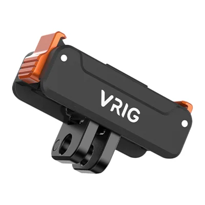 Support de fixation magnétique VRIG pour caméra DJI Osmo Action 5 Pro/4/3 avec interface 1/4 po et GoPro