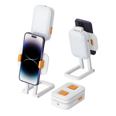 Suporte de Mesa e Luz de Preenchimento RGB CYKE D2 Pro para Transmissão em Direto / Fotografia