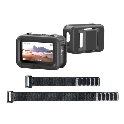 AMAGISN Für DJI Osmo Nano Action-Kamera Multifunktionales Silikonetui mit 2 Handgelenkbändern